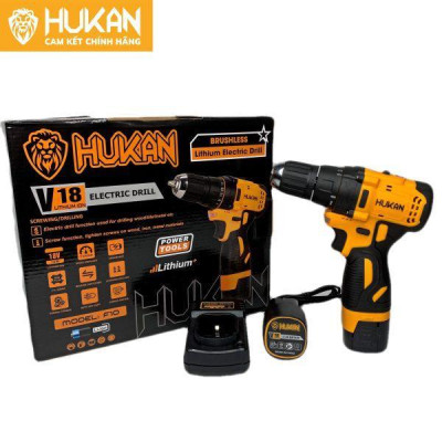 MÁY KHOAN PIN 60NM F10 HUKAN (2 PIN ) - HÀNG CHÍNH HÃNG