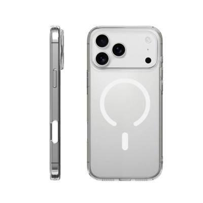 Ốp Lưng Trong Camera Control Magnetic MIPOW KINGBULL cho iPhone 17 Pro Max, Chống Sốc, Tempered Transparent Case_ Hàng chính hãng