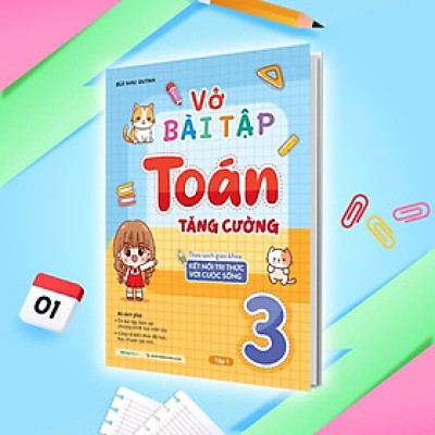 Sách - Vở Bài Tập Toán Tăng Cường Lớp 3 - Theo Sách Giáo Khoa Kết Nối Tri Thức Với Cuộc Sống - Megabook