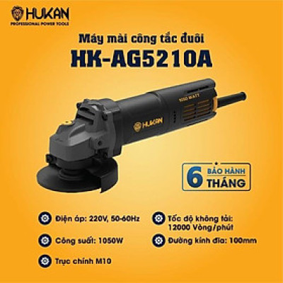 MÁY MÀI CÔNG TẮC ĐUÔI 1050W HK-AG5210A HUKAN  - HÀNG CHÍNH HÃNG