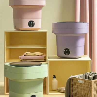 Máy giặt mini cao cấp gấp gọn tự động thông minh