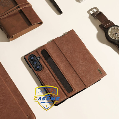 Bao Da Nillkin Aoge Leather Case Dành Cho Samsung Galaxy Z Fold7 – Sang Trọng, Siêu Bền, Bảo Vệ Toàn Diện - Hàng Chính Hãng