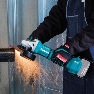 MÁY MÀI GÓC DÙNG PIN (180MM)(01 SẠC NHANH ,02 PIN 18V/ 5.0AH) MAKITA DGA701Z- HÀNG CHÍNH HÃNG