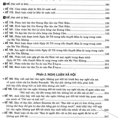 270 Đề và Bài văn hay 12 (Dùng chung cho các bộ SGK)