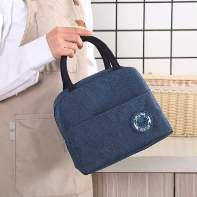 34x25x15cm Túi đựng hộp cơm cao cấp. Túi giữ nhiệt đa năng nhiều lớp. Túi đựng đồ ăn trưa. Túi chống toả nhiệt, dày dặn, phong cách Hàn Quốc thời trang, hiện đại