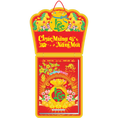 Lịch Tết 2026 - Lịch Bloc Cực Đại 25X35Cm