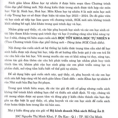 Học Tốt Khoa Học Tự Nhiên 8 (Dùng Kèm SGK Cánh Diều)_HA