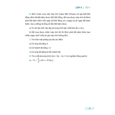 Rèn Kĩ Năng Giải Toán Lớp 9 - Tập 1 (Theo Chương Trình Giáo Dục Phổ Thông Mới) - Bản Quyền