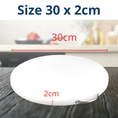 Thớt Nhựa 40x5cm Có Quai Xách, Nhựa PE Nguyên Khối Kháng Khuẩn Cắt Thịt Rau Củ Cho Gia Đình Nhà Hàng