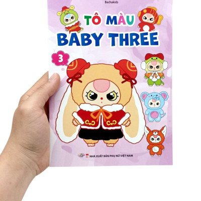 Sách - Tô Màu Baby Three 3