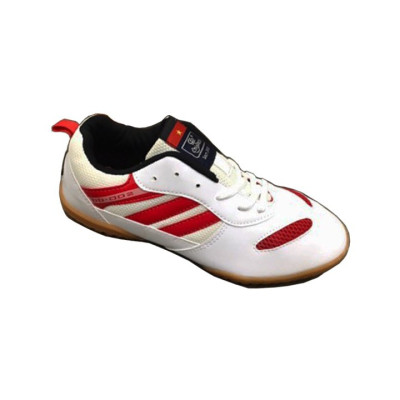 Giày Cầu Lông Giày Bóng Chuyền Bóng Bàn Màu Trắng Sọc Đỏ