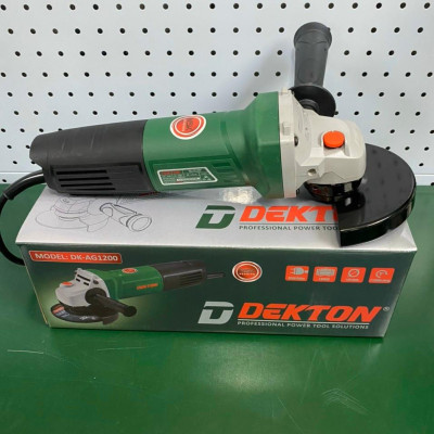 MÁY MÀI ĐIỆN 1200W 125MM (CÔNG TẮC ĐUÔI 2 VÒNG BI NSK) DEKTON DK-AG1200 - HÀNG CHÍNH HÃNG