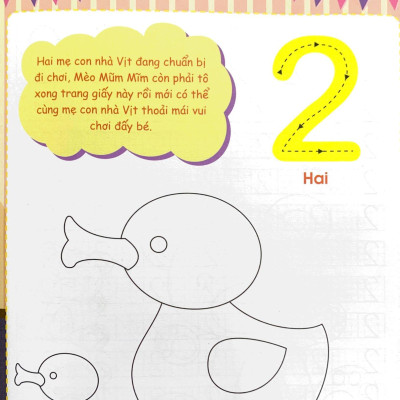 Khởi Đầu Cho Bé Vào Lớp 1 - Bé Tập Tô Chữ Số