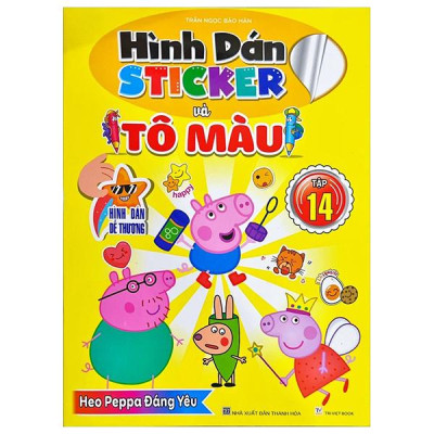 Sách - Hình Dán Sticker Và Tô Màu - Tập 14