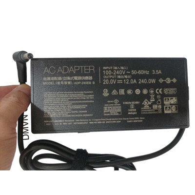 Sạc Tương Thích Cho Laptop Asus Rog 15 Gx550Lxs Rtx2080 Gx551Qm-Hf064T Gx551Qs-Hf012T 240W 20V 12A - Hàng Nhập Khẩu New Seal TEEMO PC TEAC379