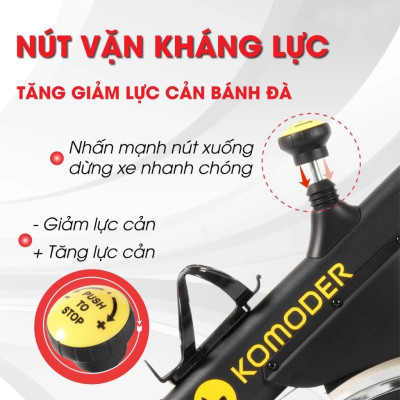 Xe Đạp Tập Lifesport KD-55, Xe Đạp Thể Dục Với Khung Xe Điều Chỉnh Linh Hoạt, Tạo Từ Thép Dày Dặn Chống Gỉ Mạ Niken