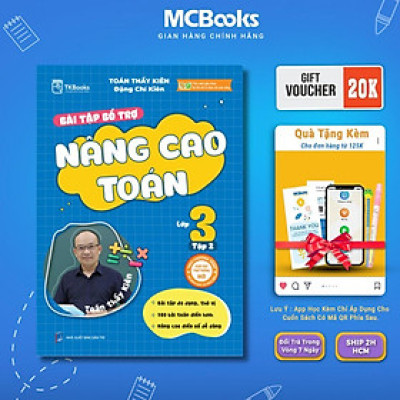 Sách - Bài tập bổ trợ nâng cao Toán lớp 3 tập 2 - MCBooks