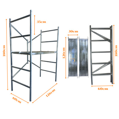 [NEW] Giàn giáo di động 2 mâm đứng MD180, chắc chắn, dùng cho công trình, có thể ghép nối tăng chiều cao, chính hãng Nikita