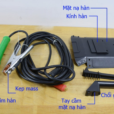 MÁY HÀN QUE ĐIỆN TỬ BTEC MMA 250A (CHUYÊN HÀN QUE 3.2 LY) + TẶNG BAO TAY INGCO HGVK05 (CHÍNH HÃNG)