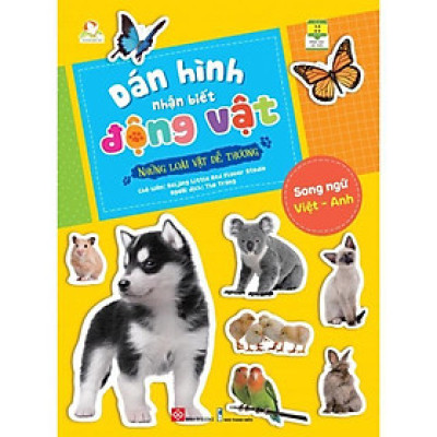 Sách - Dán Hình Nhận Biết Động Vật - Rèn Luyện Tư Duy Sáng Tạo Cho Bé Từ 3 - 9 Tuổi - Đinh Tị Books
