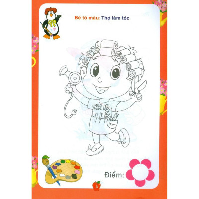 Sách - Bé Tô Màu & Làm Quen Với Môi Trường - Nghề Nghiệp - Tân Việt Books