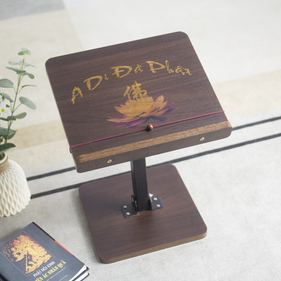 Bàn để sách kinh Phật gấp gọn cho Phật tử thương hiệu IGA - GM113