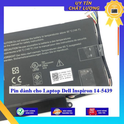 Pin dùng cho Laptop Dell Inspiron 14-5439 - Hàng Nhập Khẩu New Seal