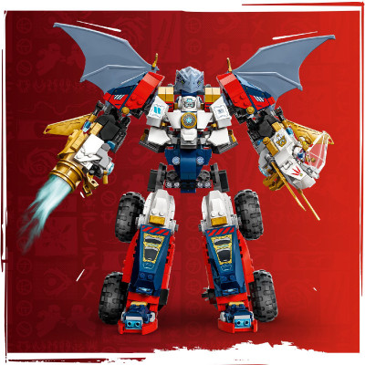 LEGO NINJAGO 71834 Đồ Chơi Lắp Ráp Chiến Giáp Kết Hợp Của Zane (1187 chi tiết)