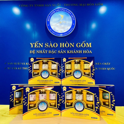 [Set QT 6 Hũ] Tổ Yến Chưng Cao Cấp Dành Cho Trẻ Em - Yến Sào Hòn Gốm Chính Hiệu Khánh Hoà - HGK NEST