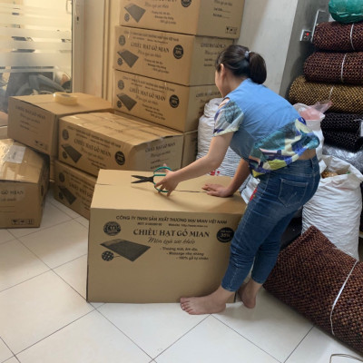 Chiếu Hạt Gỗ Hương Mộc Cao Cấp - Kích Thước 1,2mx1,9m ( video , hình thật ) 