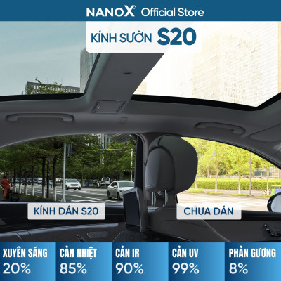Phim cách nhiệt ô tô 7 chỗ gói phổ thông NanoX
