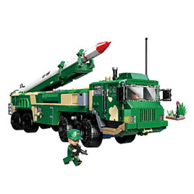 Bộ xếp hình xe quân sự 25007 - QMAN