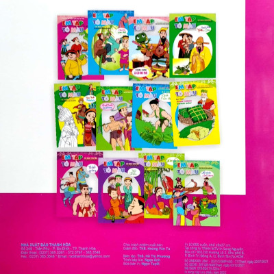 Em Tập Tô Màu Và Đọc Truyện Kho Tàng Truyện Cổ Dân Gian Việt Nam - Thánh Gióng