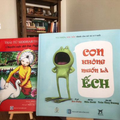 Combo 02 cuốn: "Thái tử Siddhartha" và "Con không muốn là Ếch"
