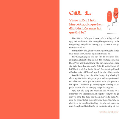 Sách - Vì Sao Nước Rẻ Hơn Kim Cương? - 48 Câu Hỏi “Xóa Mù” Kinh Tế Học