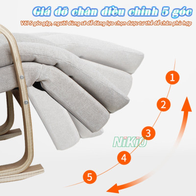 Ghế Massage Toàn Thân Nikio NK-155 - Kỹ Thuật Mát Xa Shiatsu Nhật Bản, Xoa Bóp Chuyên Sâu, Công Nghệ Rung Tần Số Cao Kết Hợp Nhiệt Hồng Ngoại Tân Tiến - Ghế Bập Bênh Thư Giãn, Giảm Stress Tại Nhà - Cải Thiện Sức Khỏe Và Chất Lượng Giấc Ngủ