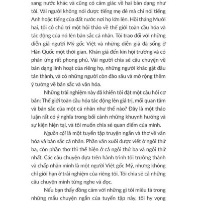 Nguồn Cội - Chuyện Về Những Người Hai Quê Hương