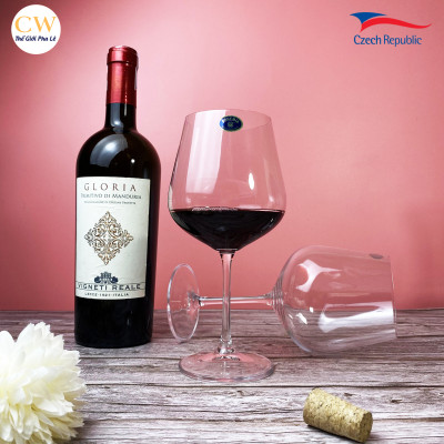 Ly Rượu Vang Pha Lê Tiệp Khắc Crystalite Bohemia Strix 600ml