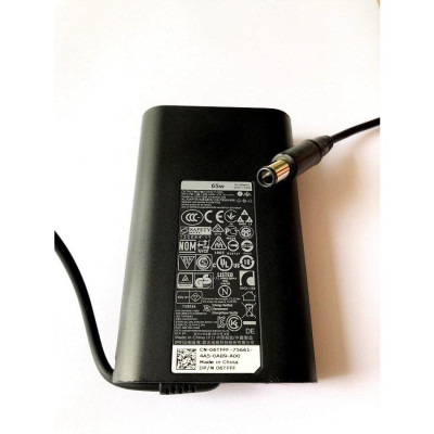 Adapter Sạc Tương Thích Cho 65W Laptop Dell 3.34A Hình Oval Đầu Tròn Lớn Kim Giữa - Hàng Nhập Khẩu New Seal TEEMO PC TEAC497
