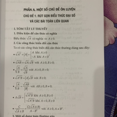 Ôn luyện thi vào lớp 10 môn Toán