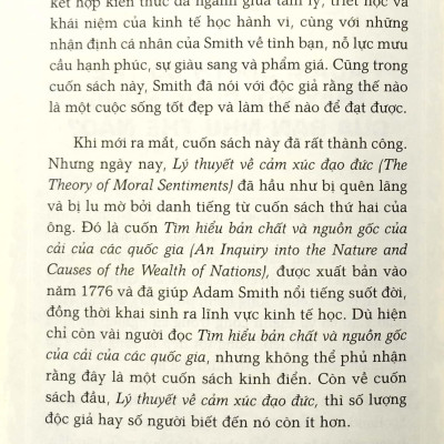 Adam Smith Có Thể Thay Đổi Đời Bạn