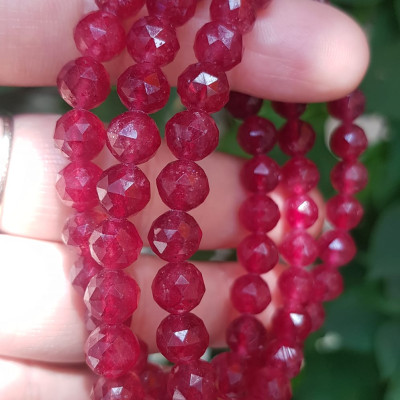 Vòng tay phong thuỷ may mắn mới đá Thạch anh dâu hồng điều đậm giác ánh sáng đẹp quấn tay kiểu 3 vòng Size hạt 7mm Vòng thạch anh dâu giác tự nhiên đậm màu điều rất đẹp Vòng chuẩn hợp nữ mệnh hoả mệnh thổ quà tặng phụ nữ quý chị đeo may mắn đẹp ạ