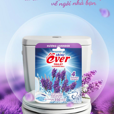Mua 3 Vỉ Viên treo bồn cầu Evershine Hương Lavender 54gr được tặng 1 Viên treo bồn cầu hương chanh