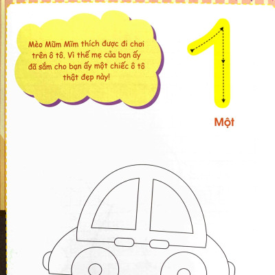 Khởi Đầu Cho Bé Vào Lớp 1 - Bé Tập Tô Chữ Số