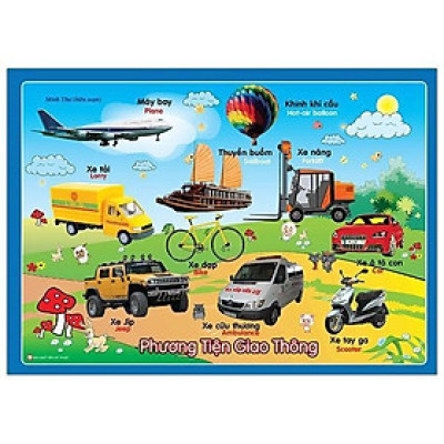 Sách - Ghép Hình - Phương Tiện Giao Thông - Tân Việt Books