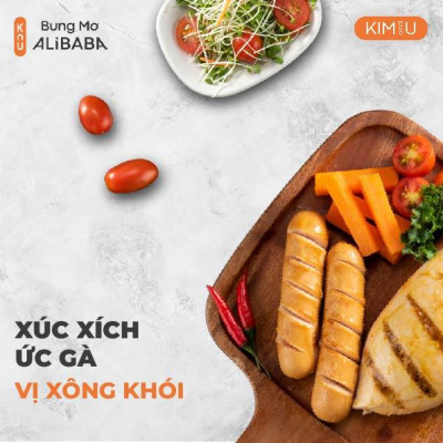 Xúc Xích Ức Gà Xông Khói Hàn Quốc Ăn Liền Healthy Tăng Cơ Giảm Cân - Gói 100g