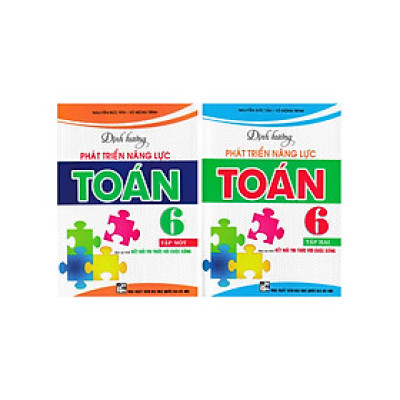 Combo Định Hướng Phát Triển Năng Lực Toán 6 - Tập 1+2 (Bám Sát SGK Kết Nối Tri Thức Với Cuộc Sống) (HA)
