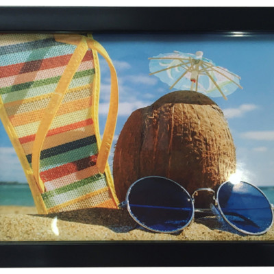 Bộ 6 Khung Hình Kính Treo Tường Tặng bộ ảnh như hình mẫu, Đinh Treo Tranh và sơ đồ treo - Khung Hình Phạm Gia PGCTK11