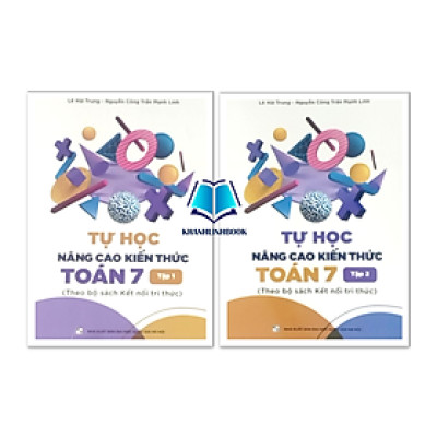 Sách - Combo Tự học nâng cao kiến thức toán 7 - tập 1 + 2 ( kết nối )