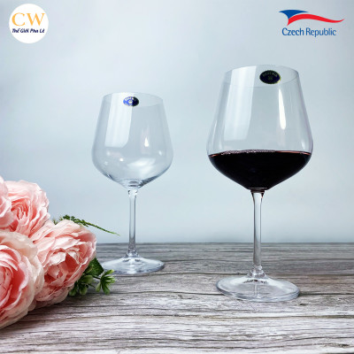 Ly Rượu Vang Pha Lê Tiệp Khắc Crystalite Bohemia Strix 600ml